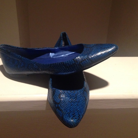Blue flats