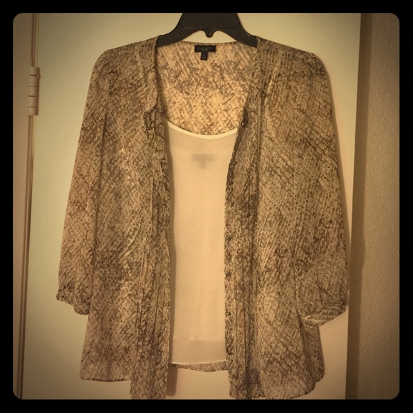 2 piece talbots top (set)