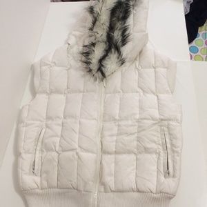 Warm kid size down coat