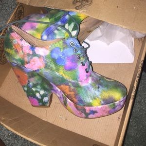 Floral heels