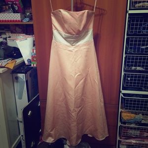 Beautiful pink prom dress