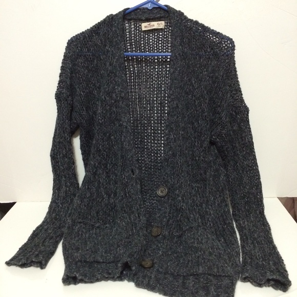 Hollister gray Cardigans