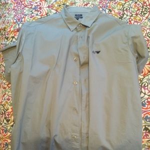 Armani Jeans Short Sleeve Dress Shirt XXXL