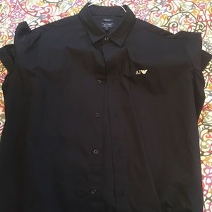 Armani Jeans Short Sleeve Dress Shirt XXXL