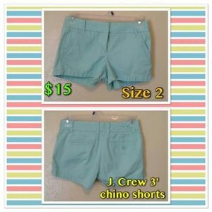 J. Crew chino shorts