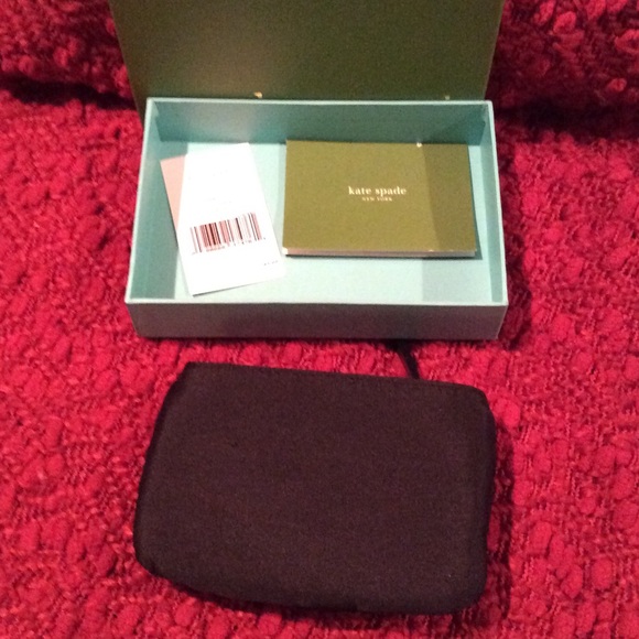 Kate Spade NWT NIB Candy Darling Bow Black Wallet - Picture 3 of 4