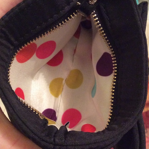 Kate Spade NWT NIB Candy Darling Bow Black Wallet - Picture 4 of 4