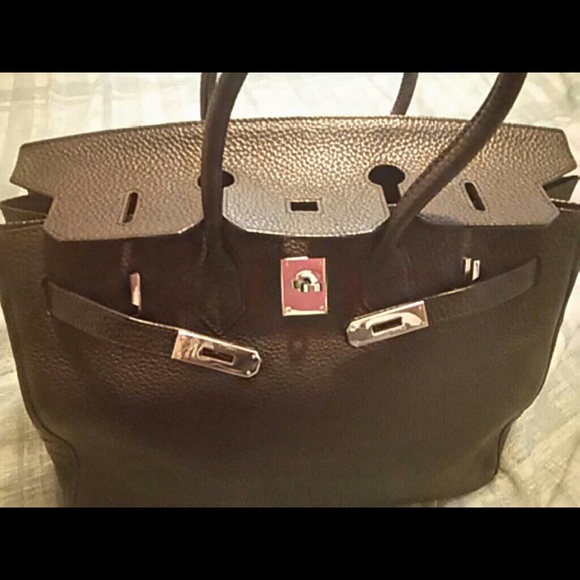 Hermes Birkin bag 35 black togo & silver palladium
