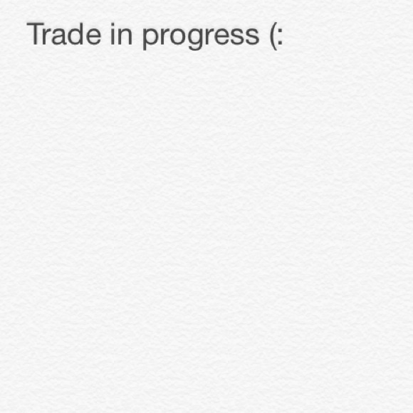 Trading in progress!