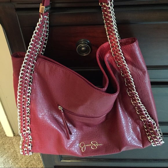 Large red Jessica Simpson bag.