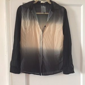 Tie down button down