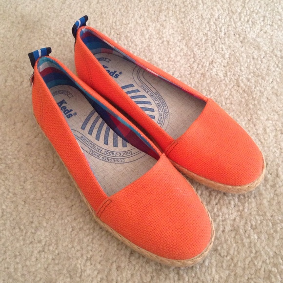Orange Slip-On Keds (Size 8.5)