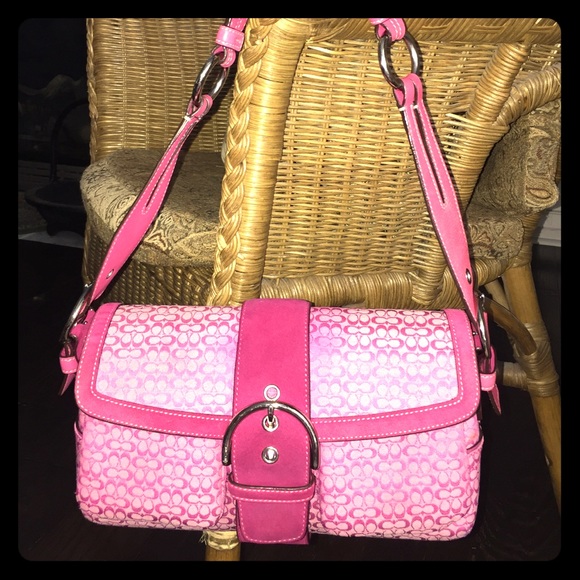 Coach Pink Medium Handbag