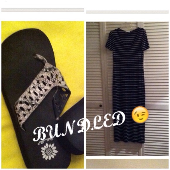Yellow Box saddles & Calvin Kline maxi