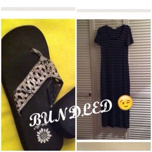 Yellow Box saddles & Calvin Kline maxi