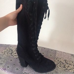 Lace up boots