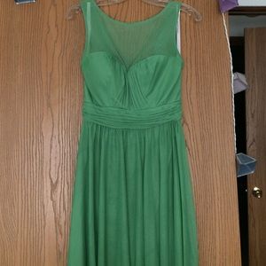 David's bridal "clover" bridesmaid dress