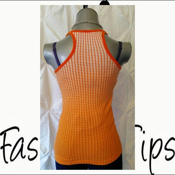 Orange ombre tank top shirt - Picture 3 of 3