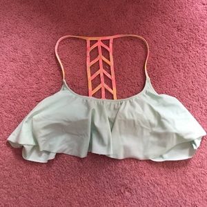 VS PINK flounce top size M