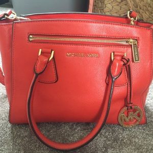 *Reduced* Orange Michael Kors bag