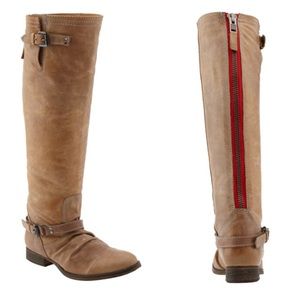 Steve Madden Tan Roady Riding Boot