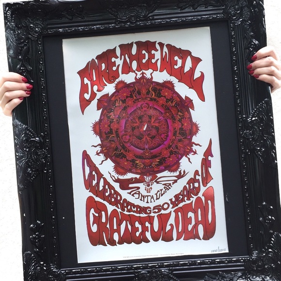 ✂️SOLD✂️ Grateful Dead Fare Thee Well Tour Poster - Picture 3 of 4