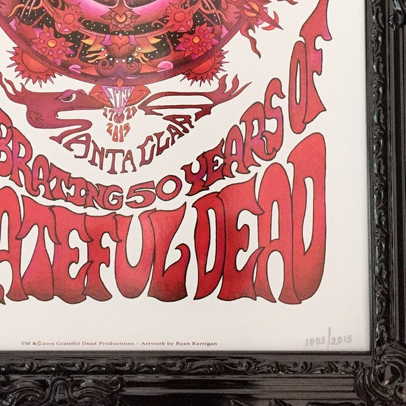 ✂️SOLD✂️ Grateful Dead Fare Thee Well Tour Poster - Picture 4 of 4