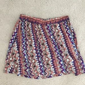 Urban outfitters medium skirt tribal print