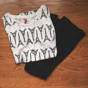 Oversized Eiffel Tower T-Shirt