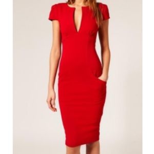 Body Con Dress- Red