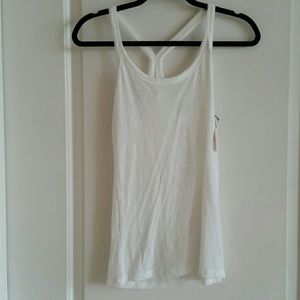 Victoria Secret White Racer Back Tank SM