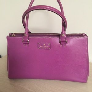 Kate Spade Orchid large leather purse