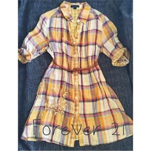SALE✨Plaid Shirtdress