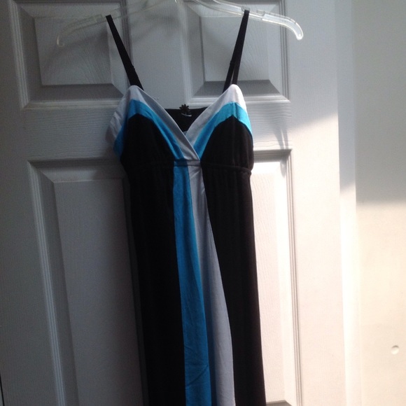 Dress 50 inches long with adjustable straps