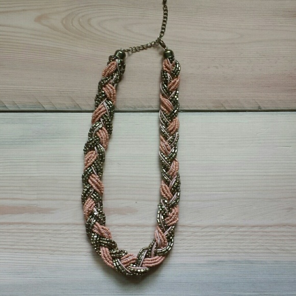 Pink and gold Necklace
