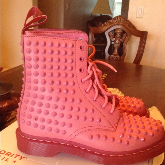 Dr Martens Spike Boots - Picture 2 of 4