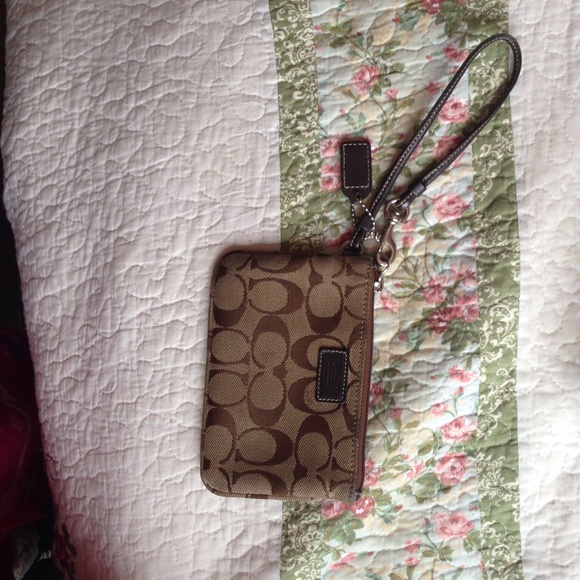 Coach Wrist Pouch
