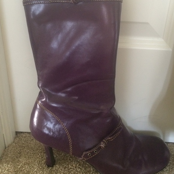 Purple boots!