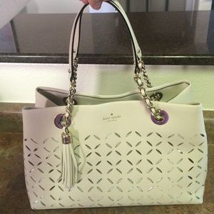 PRISTINE Kate Spade coated leather shoulder bag.