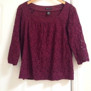 New York & company lace top