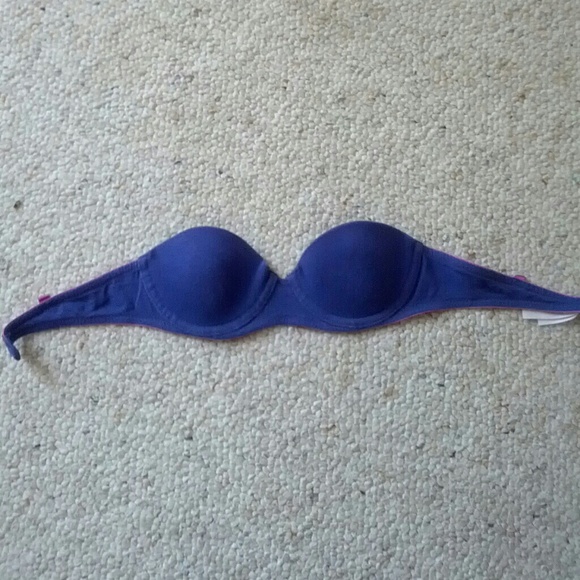 Purple 30A strapless bra