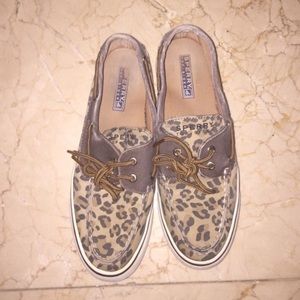 Cheetah Print Sperry Topsiders