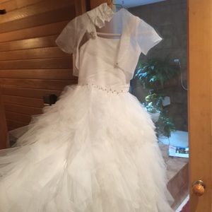Communion or flower girl designer Dress