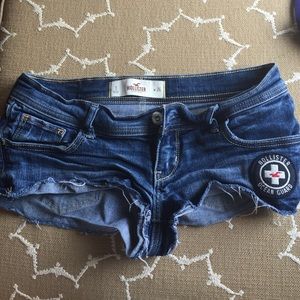 Holister jean shorts (size 3 or 26)