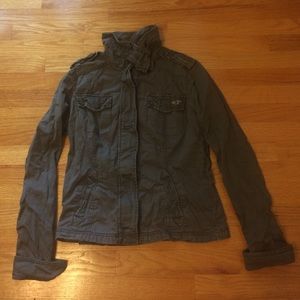 Hollister military jacket