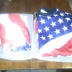 American flag outfit jogger and top