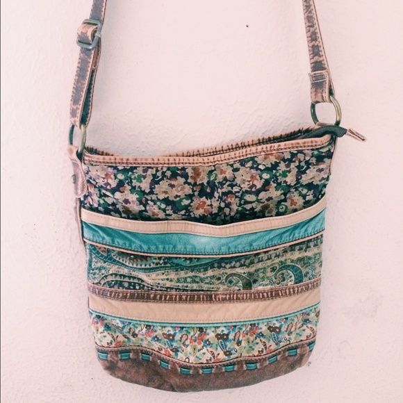 Boho pattern crossbody bag