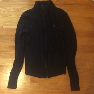 Ralph Lauren black zip up