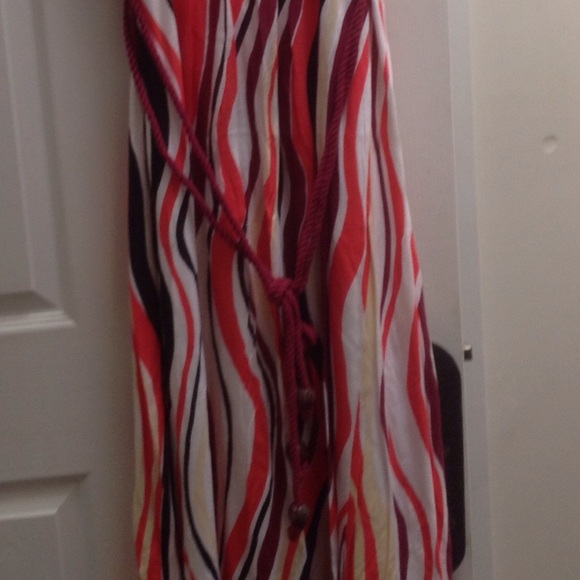 Maxi dress with rope tie - Picture 3 of 3