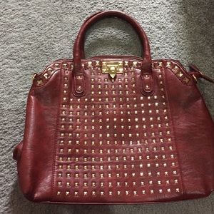New Burgundy tote bag.
